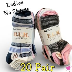 - 🌸20 Pairs Ladies NWT No Shows